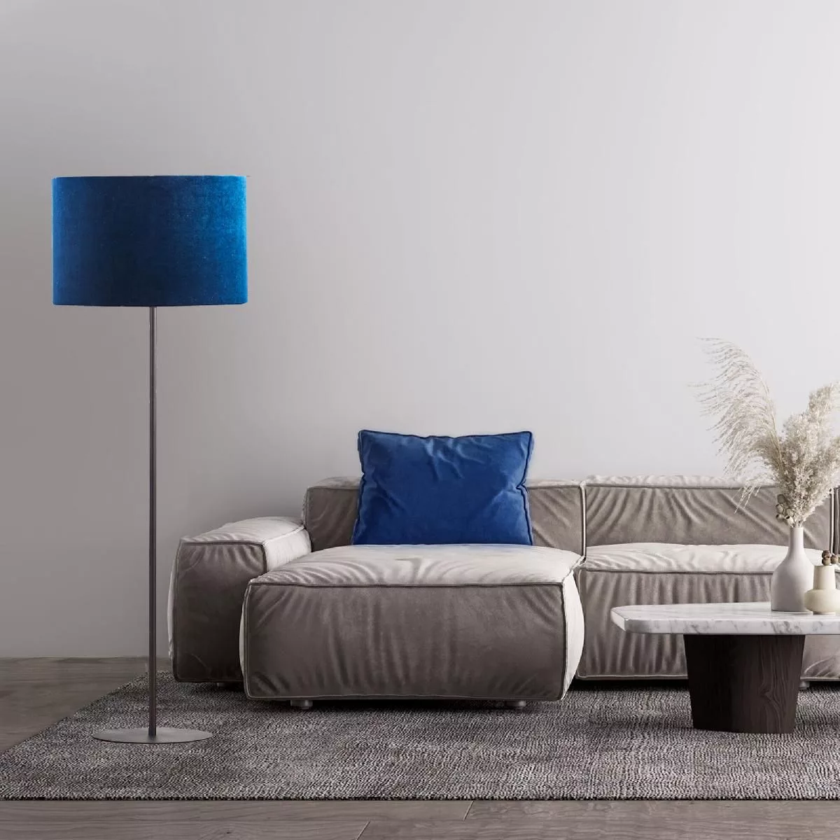 Торшер с абажуром TK Lighting Tercino Blue 5279 купить в Рязани – «Описвет»